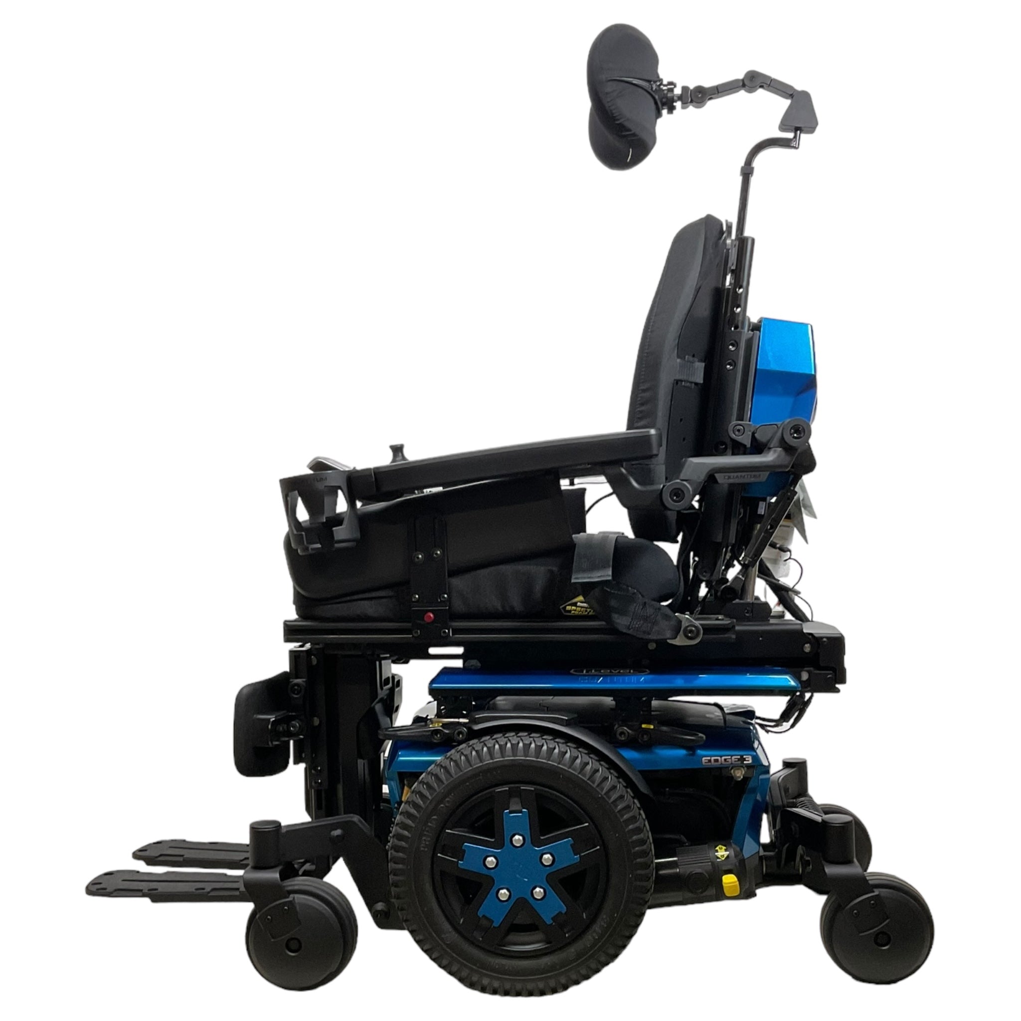 Pride Mobility Quantum Q6 Edge 3 Power Wheelchair with iLevel Seat Elevation | 15 x 19 Inch Seat | 9 Mile Range | Lightweight & Portable for Indoor/Outdoor Use | Ideal for Seniors & Mobility Assistance