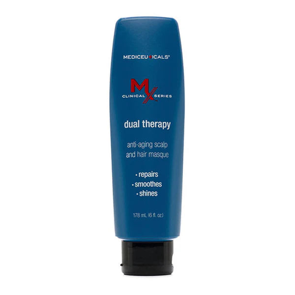 Mediceuticals Dual Therapy Anti-Aging Scalp & Hair Mask 30ml - Revitalizing Treatment for Dry, Damaged Hair - Perfect for Salon & Home Use