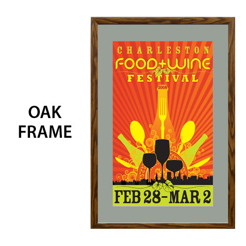 Premium 20x30 Wood Snap Frames for Posters - 4 Wide Matboard Display - Perfect for Home Decor, Office Art & Gallery Exhibitions