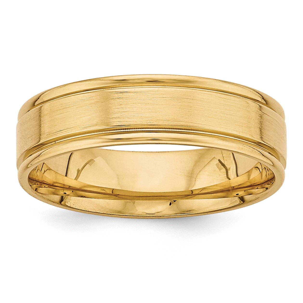 14k Yellow Gold Comfort Fit Wedding Band Ring for Men & Women