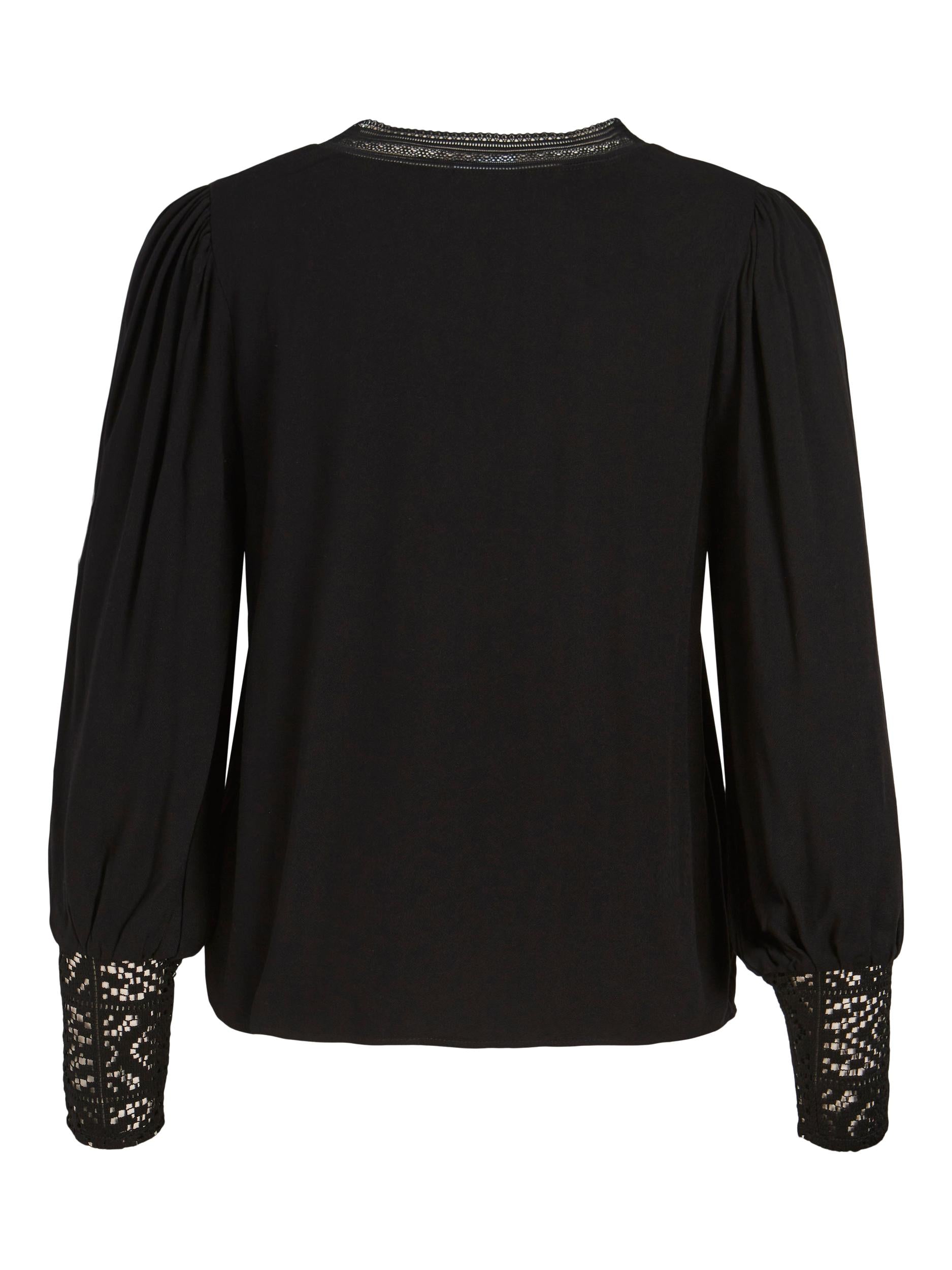KIKO Women's V-Neck T-Shirt - Soft Cotton Casual Top (Black) - Perfect for Everyday Wear, Work & Outings