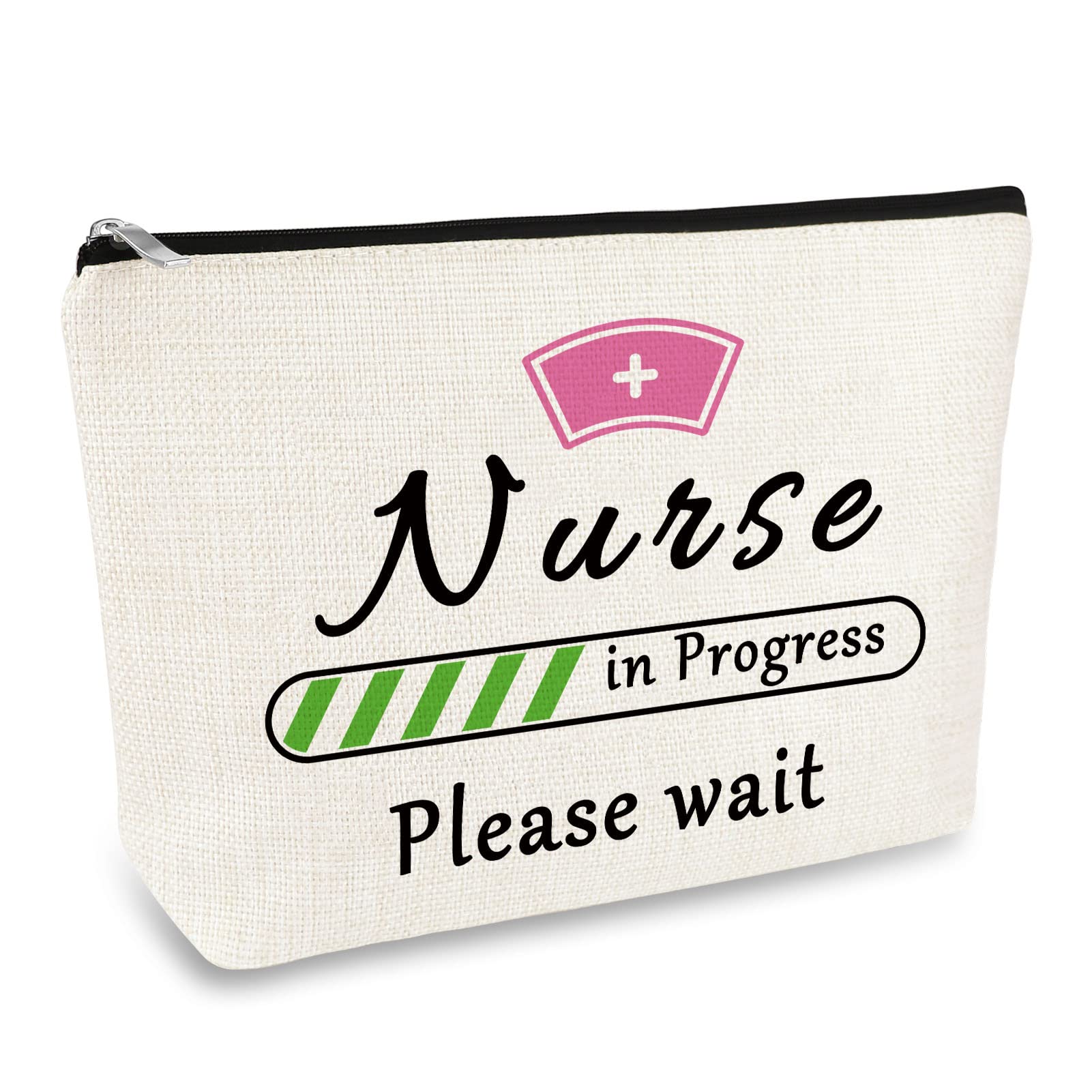 Nurse Makeup Bag - Perfect Nurses Day Appreciation Gift for Women, Nursing Students & RNs | Cosmetic & Toiletries Pouch for Travel, Graduation, Birthday & Christmas | Durable Zipper Medical Assistant Present | Ideal for Work, School & Daily Essentials Organization