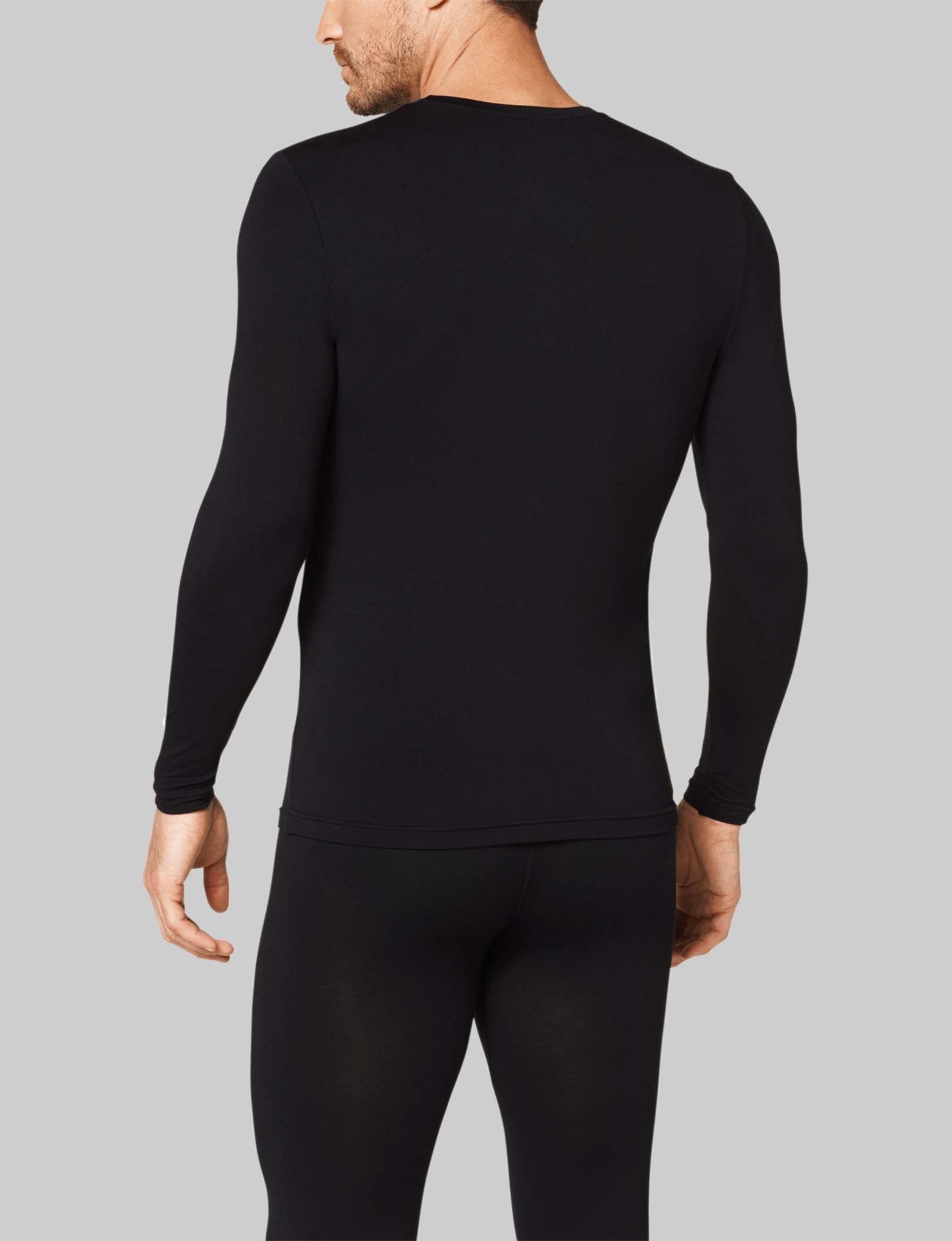 SleekHeat™ Thermal Long John Crew Neck Top for Men & Women - Warm Winter Base Layer for Cold Weather, Outdoor Activities & Layering