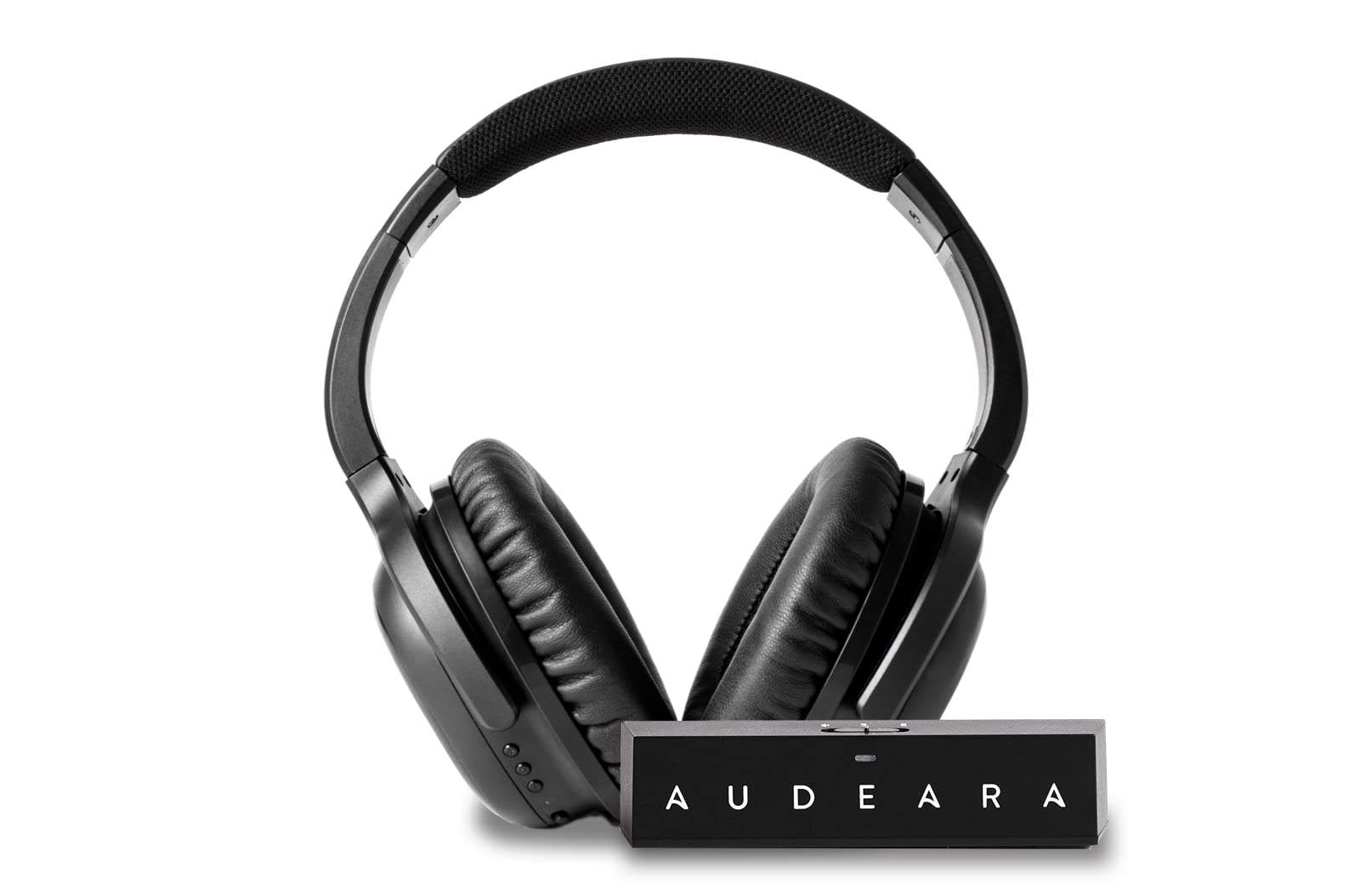 Audeara A-01 Wireless Bluetooth Headphones with BT-01 Transceiver - Active Noise Cancelling, Built-in Mic, 35H Battery - Personalized Sound for Music, TV, Gaming & Calls - Perfect for Travel, Work & Home Entertainment
