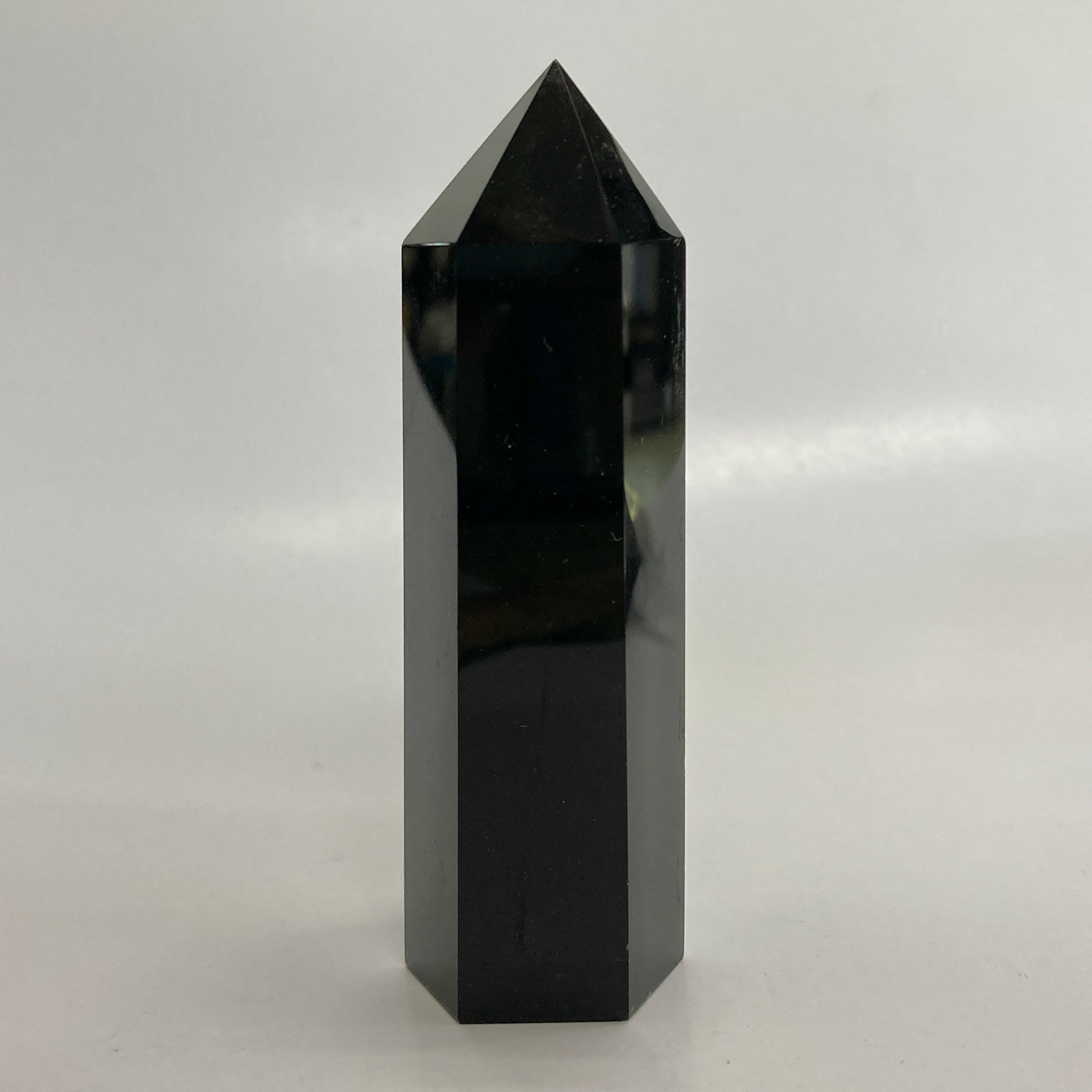 Black Onyx Tower - Elegant Home & Office Decoration for Feng Shui, Meditation & Spiritual Healing
