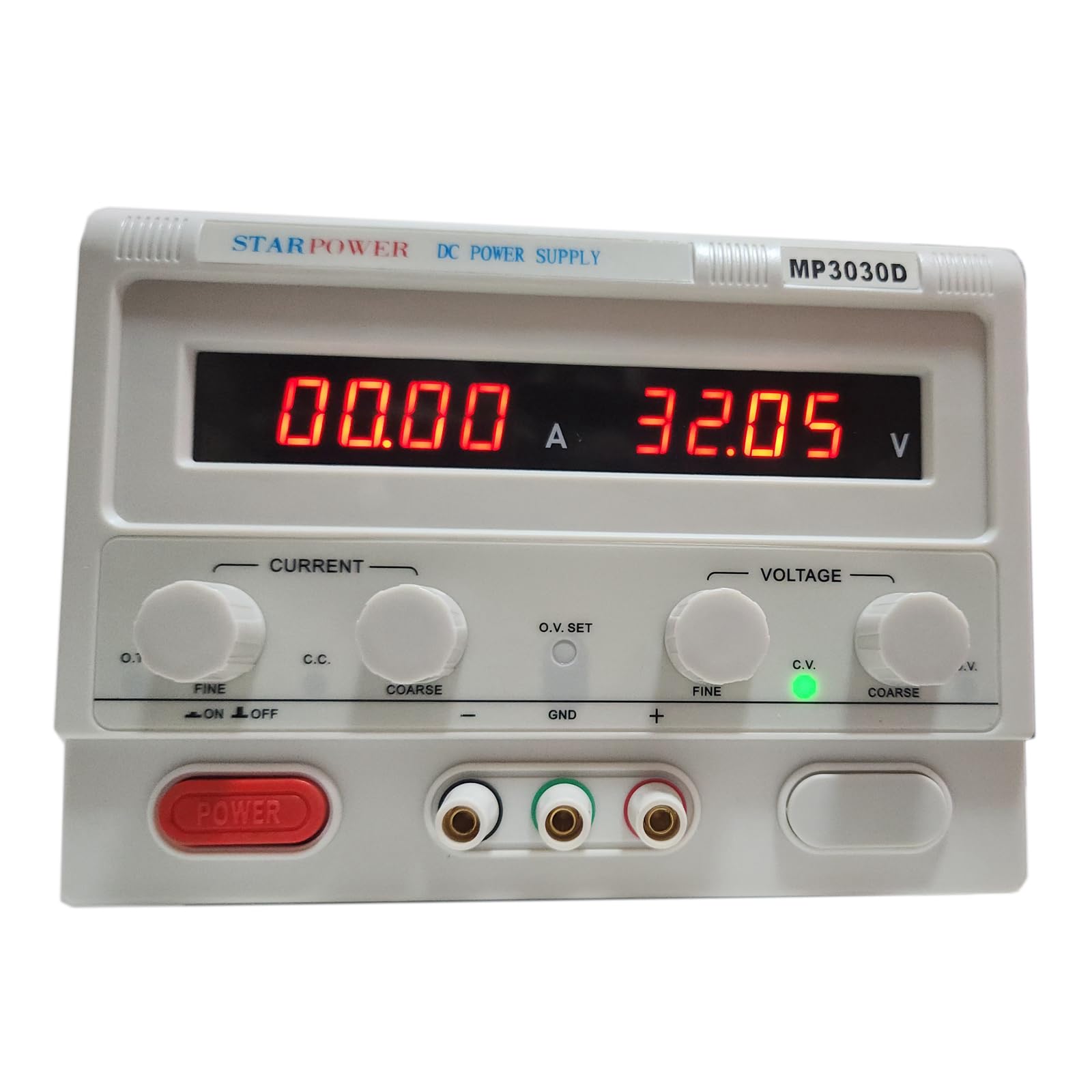 0-30V 0-30A Adjustable DC Power Supply with Digital Display - Precision Variable Lab Bench Power Source (110V Input) for Electronics Testing, DIY Projects & Circuit Repair
