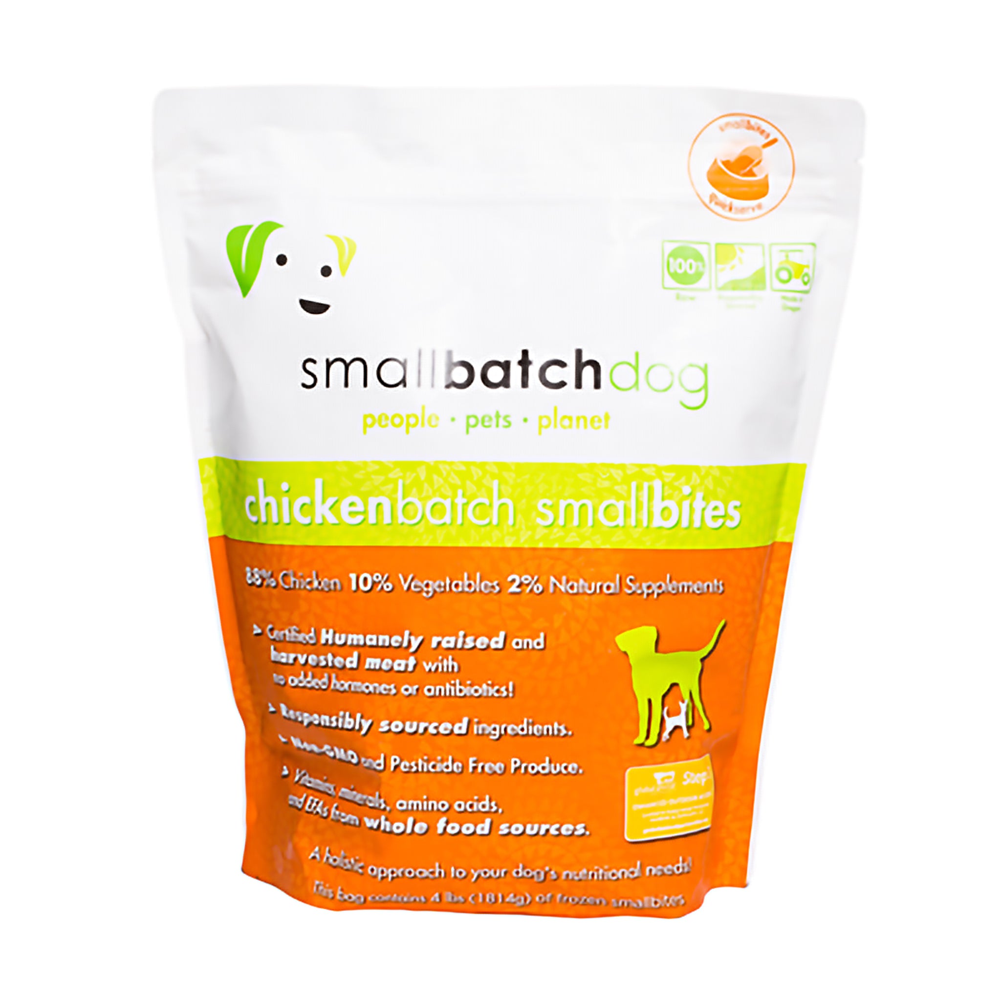 Premium Small Batch Raw Frozen Chicken Dog Food - Grain-Free, High-Protein Diet for All Breeds - Perfect for Puppies, Adults & Senior Dogs - Ideal for Raw Feeding & Healthy Digestion