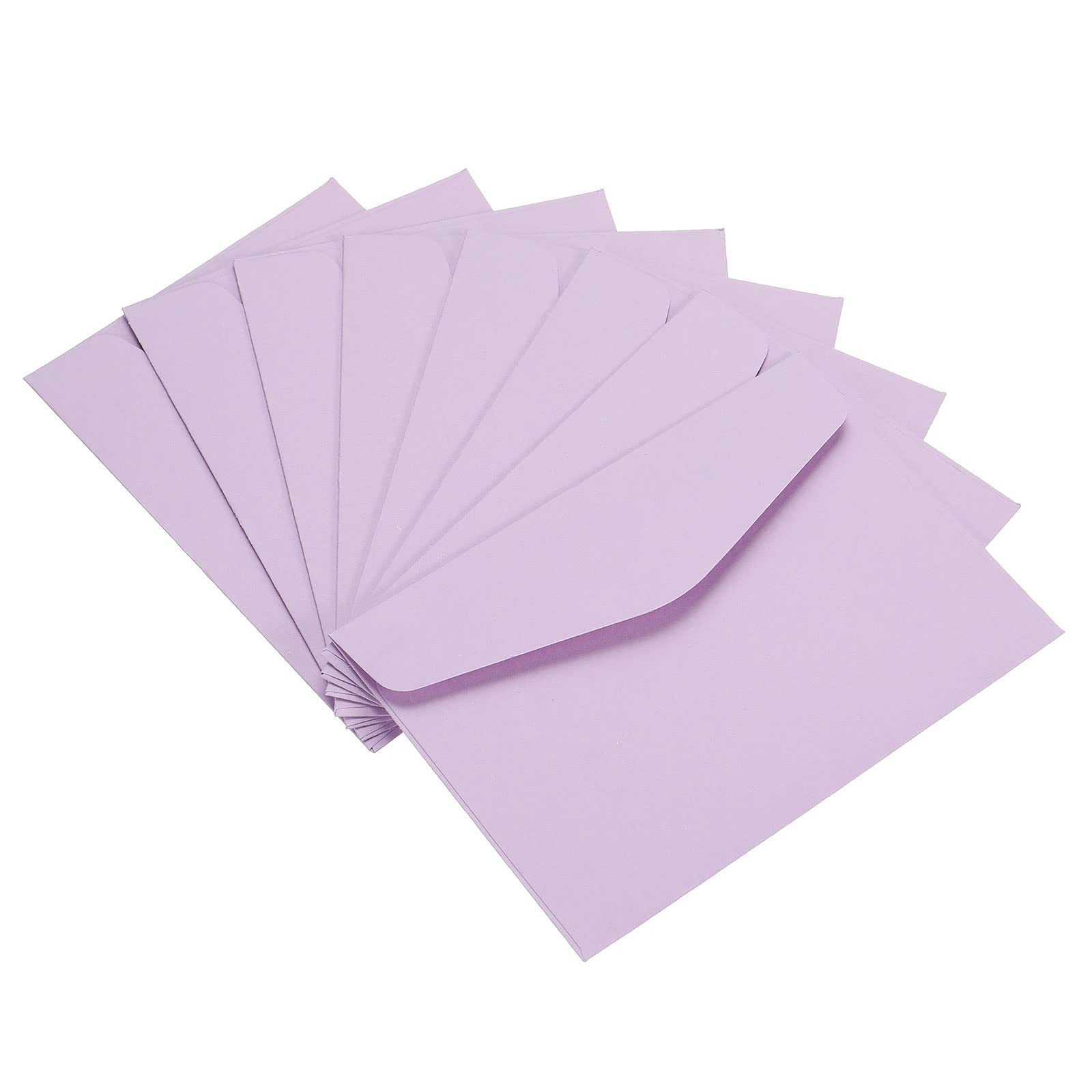 PATIKIL Mini Envelopes 60 Pack - 4.5 x 3.2 Inch Blank Paper Envelopes for Business Cards, Notes & Small Items Storage - Light Purple Party Supplies for Greeting Cards, Invitations & Gift Cards