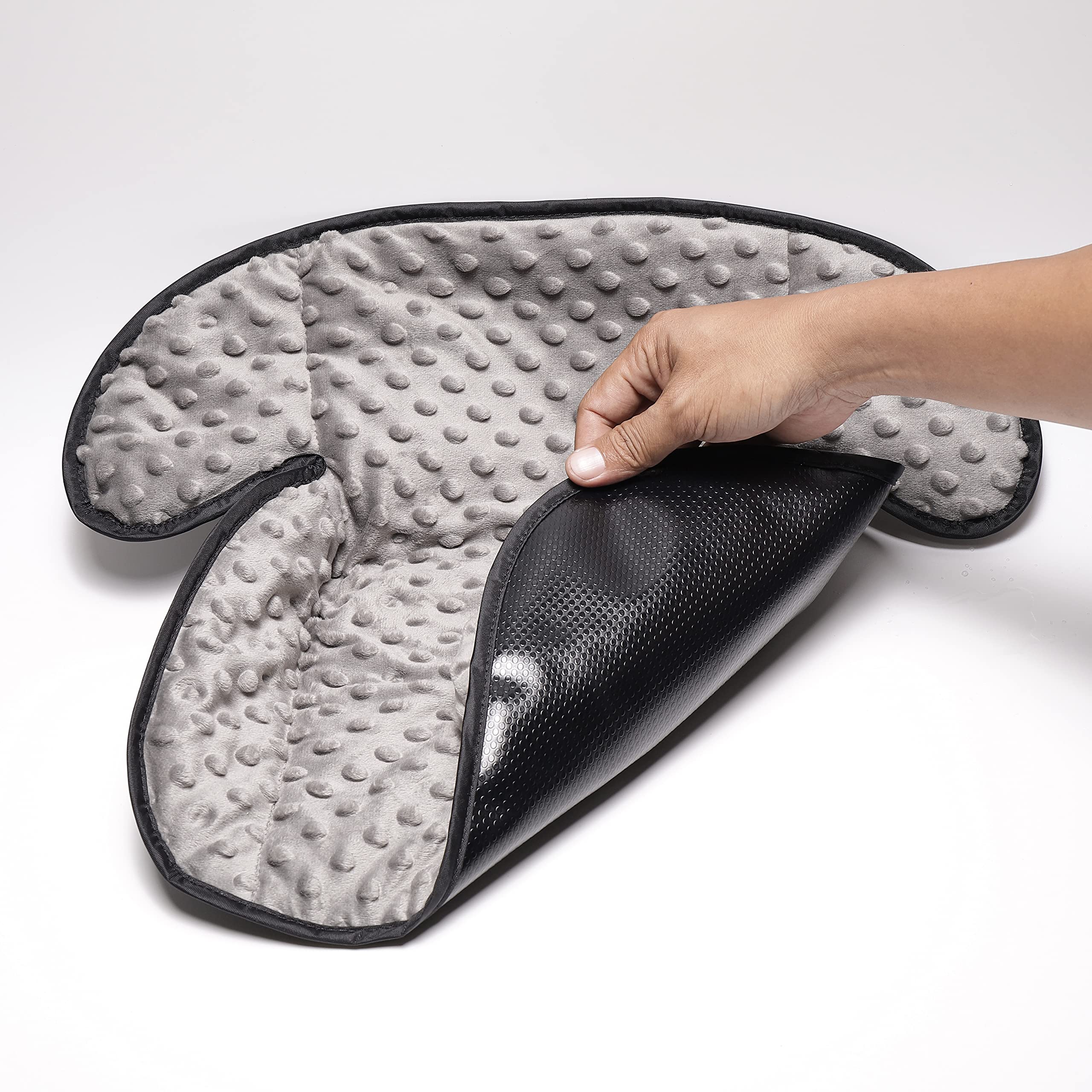 Waterproof Piddle Pad Car Seat Protector - Reusable Potty Training Seat Saver for Babies & Toddlers, Machine Washable (Grey) - Perfect for Road Trips, Daily Commutes & Potty Training