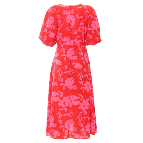 DORIS Women's Red Dress - Elegant & Comfortable Casual Wear for Parties, Dates & Daily Outfits