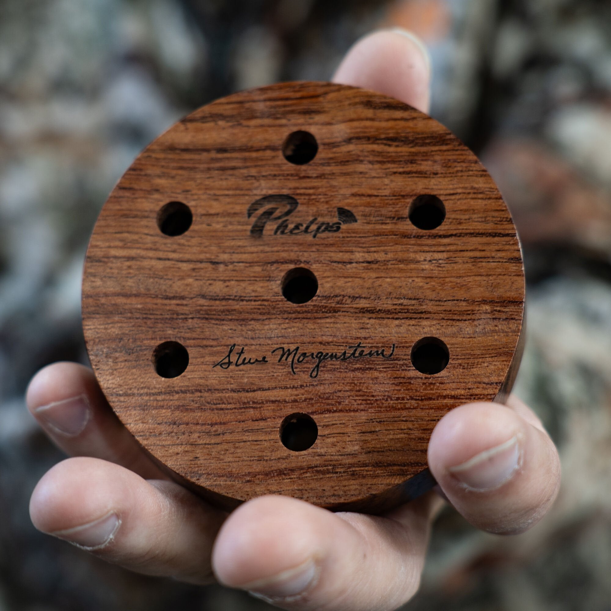 Premium Morgenstern Signature Bubinga Red Slate Turkey Pot Call - Realistic Turkey Sounds for Hunting, Ideal for Spring & Fall Seasons - Perfect for Wooded Areas and Open Fields