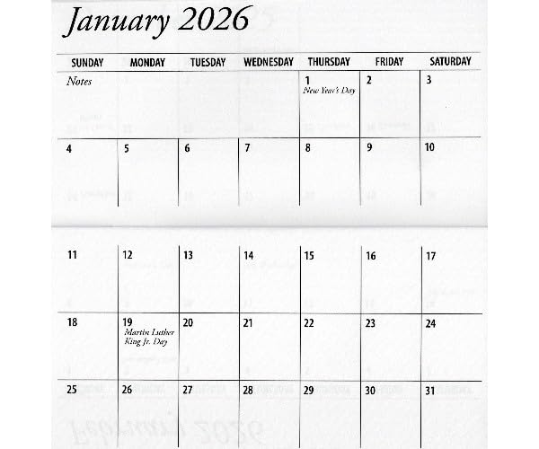2025-2026 Floral Glitter Pocket Planner with Free Notepad - 2 Year Bling Calendar in Plum Flower Design | Perfect for School, Office & Gift Giving