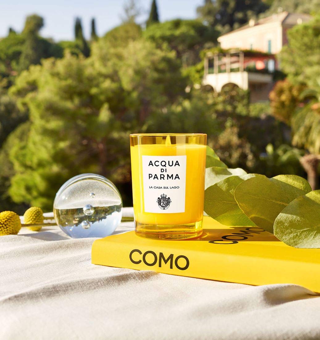 Acqua Di Parma LA CASA LAGO Luxury Scented Candle - 6.7 oz Home Fragrance for Relaxation & Aromatherapy - Perfect for Bedroom, Bathroom & Living Room Decor