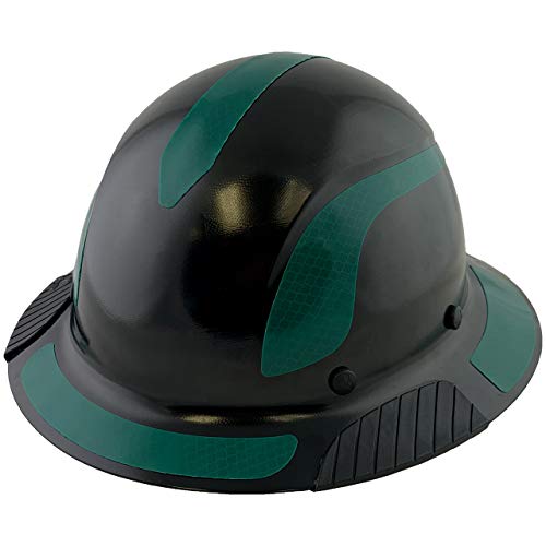 Solid Black and Green Decals