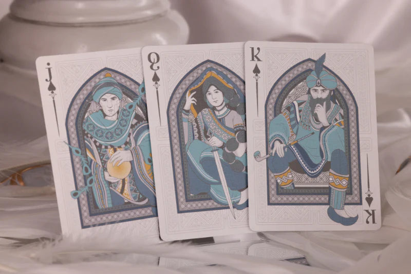 1001 Nights Aurora Qubba Edition Playing Cards - Premium Collectible Deck for Magic Tricks, Poker Games & Gift Giving
