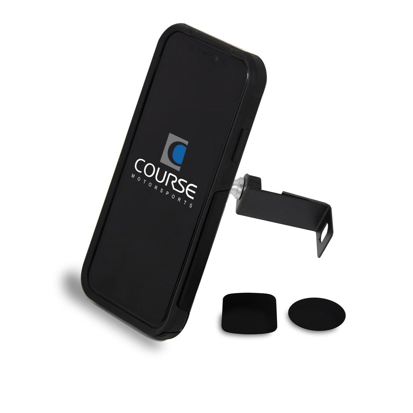 Course Motorsports Direct Fit Phone Mount for Ford Ranger (2017-2023) - Auto Closing Navigation Cradle with Charging - Left/Right Hand Compatible - Perfect for Off-Roading, Commuting & Hands-Free Driving (Tan)