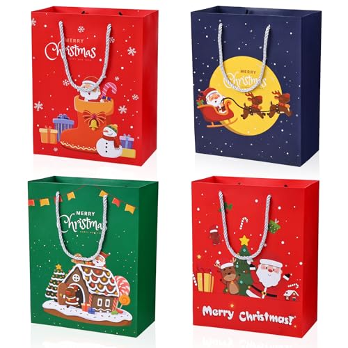 4 pc Christmas Bags-C