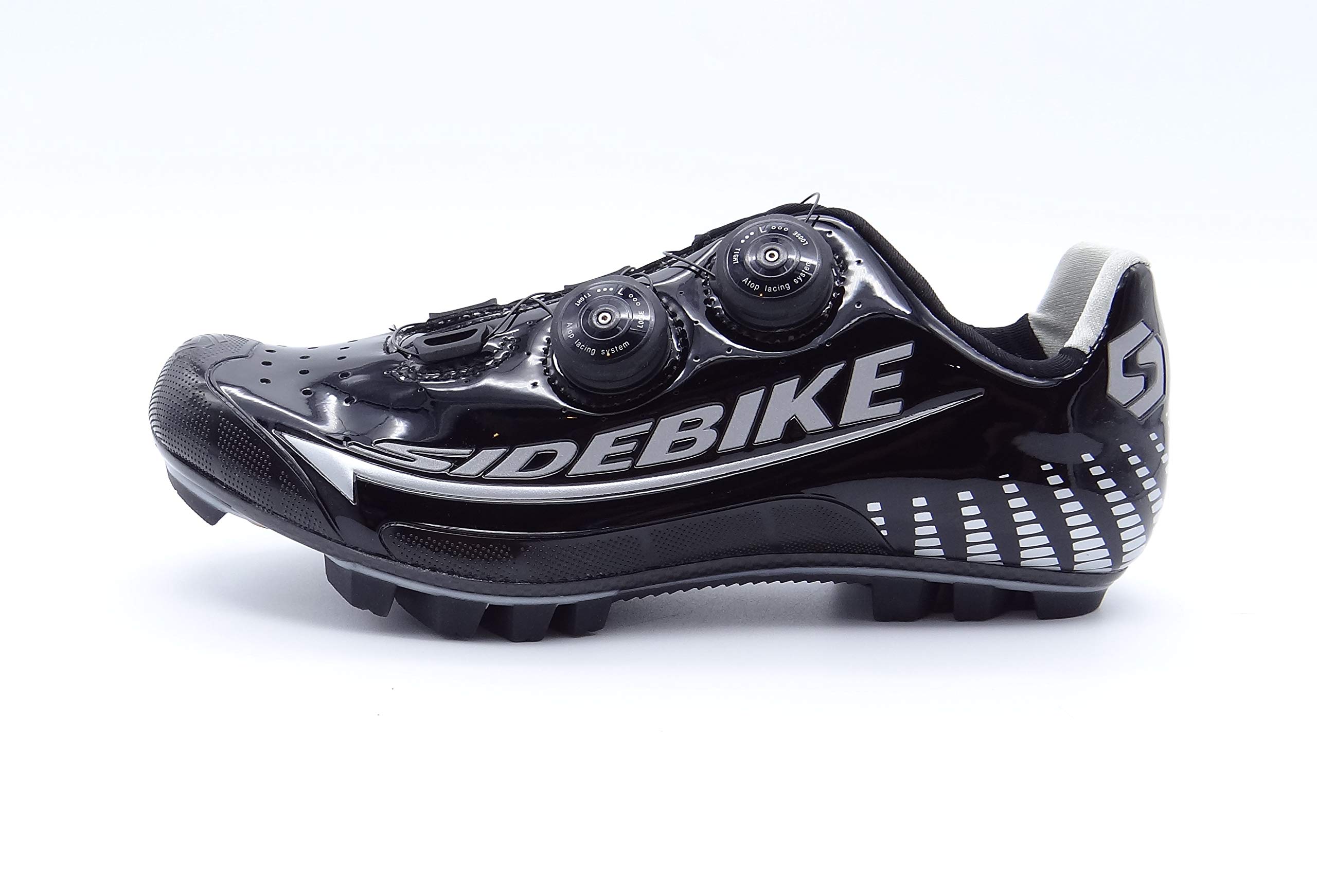 Sidebike Competition Cycling Shoes for Mountain Bike, MTB, BMX, Cyclocross & Gravel Biking - SPD Cleat Compatible with Carbon Fiber Sole - Perfect for Off-Road Trails & Competitive Racing