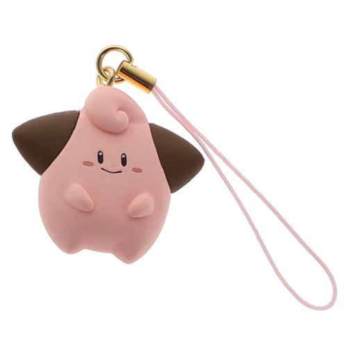 Pokemon Fairy Type Petanko Mascot Keychain - Takara Tomy 1-Inch Collectible Figure | Perfect for Backpacks, Key Rings & Anime Fans Gifts
