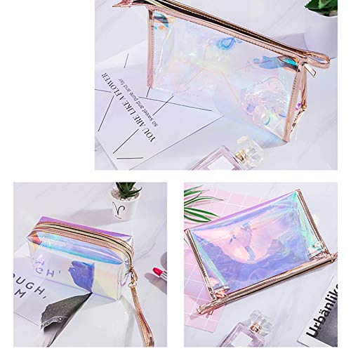 Waterproof Travel Makeup Bag - Portable Zippered Cosmetic & Toiletry Pouch for Women | Perfect for Airplane Carry-on, Gym Essentials & Daily Organizer