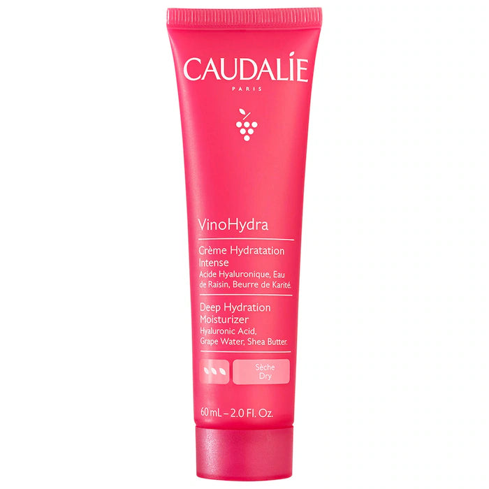 Caudalie VinoHydra Deep Hydrating Moisturizing Cream - Intense Hydration for Dry & Sensitive Skin - Day & Night Face Cream for Women & Men