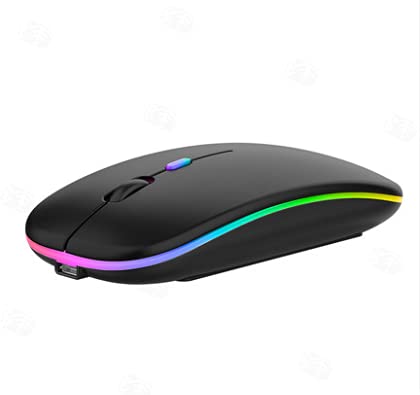 Wireless Bluetooth Mouse for Laptop, MacBook, iPad, iPhone, Android & PC - Rechargeable Mini Silent Mouse with 3 Adjustable DPI, Ergonomic Design (Black) | Perfect for Office Work, Home Use, Travel & Gaming