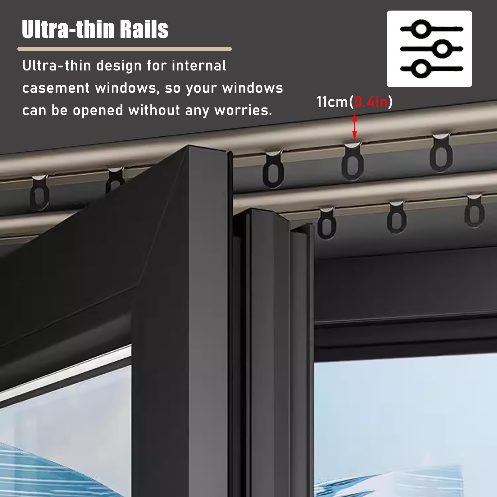 Heavy Duty Aluminum Ceiling Mount Curtain Track System - 28ft/8.5m White Hospital Thin Curtain Rod for Drop Ceiling, Room Divider in Living Room & Bedroom | Durable Home & Office Partition Solution