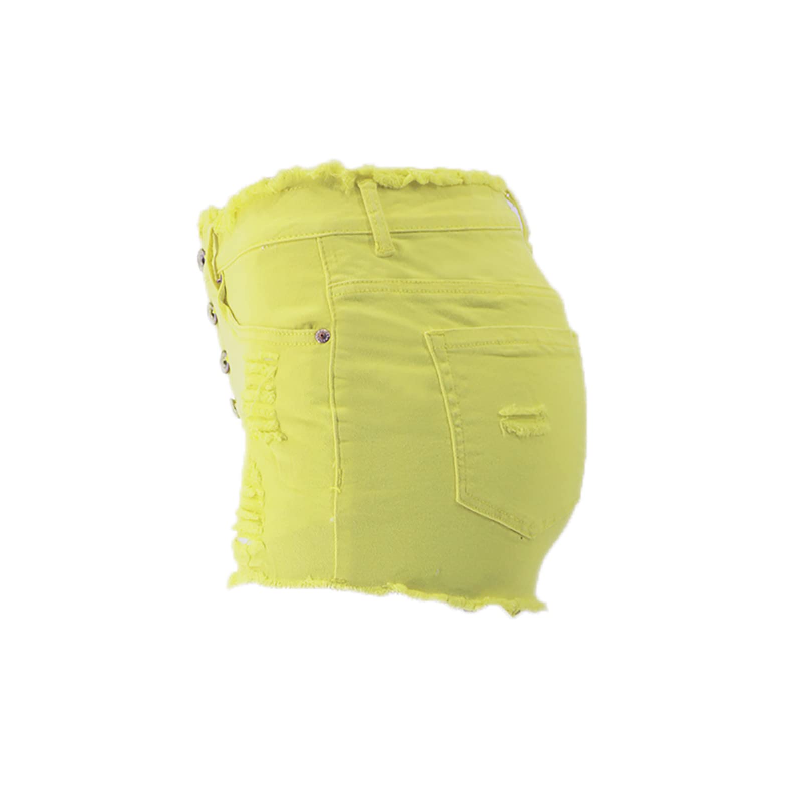 ZDRZK Women's High Waist Denim Shorts - Frayed Raw Hem Ripped Jean Shorts with Pockets | Casual & Dressy Summer Outfits 2023 | Perfect for Beach, Parties & Everyday Wear