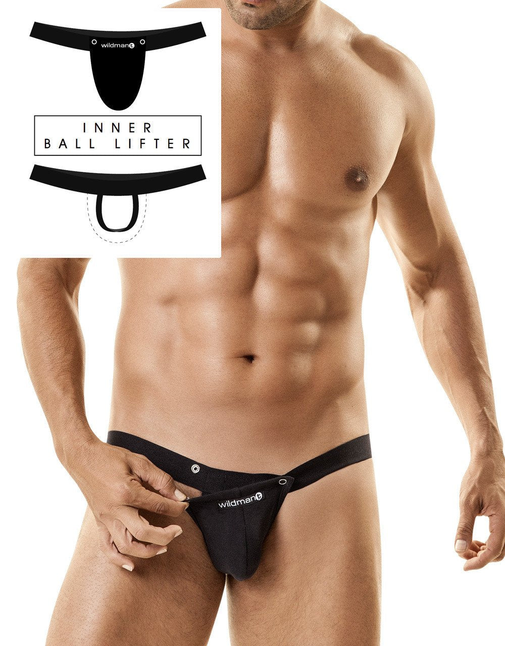 WildmanT The Ball Lifter® Jock Strap - Premium Athletic Support Underwear for Men | Comfortable Gym, Running & Sports Protection