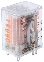 NTE Electronics R16-11D5-12 General Purpose DPDT Relay, 12VDC 5A Plug-In - Perfect for Industrial Control, Automotive & Home Automation Systems