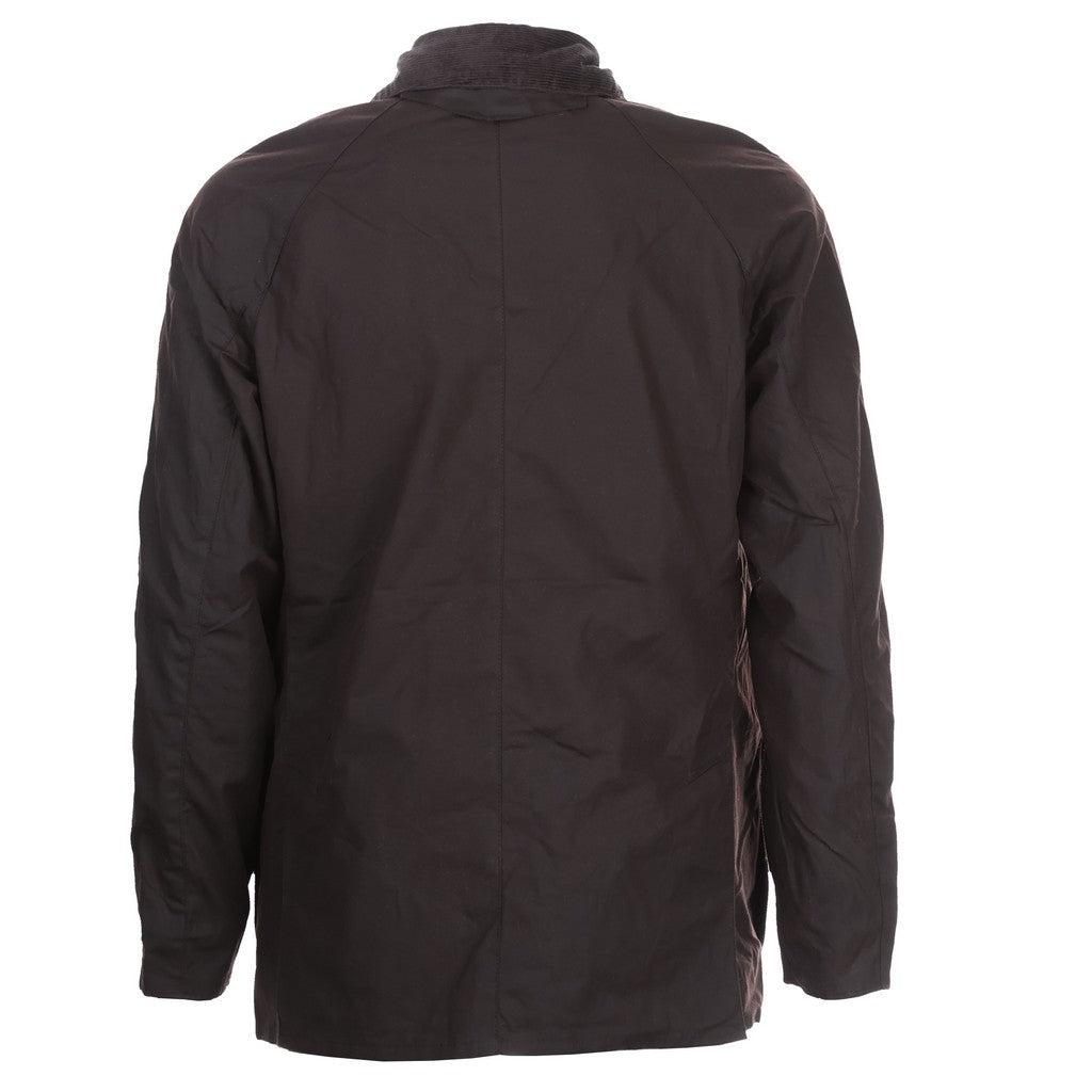 Beaucaire Eastwood Men's Waxed Cotton Jacket - Brown, Waterproof & Windproof Outdoor Coat for Hiking, Camping & Casual Wear