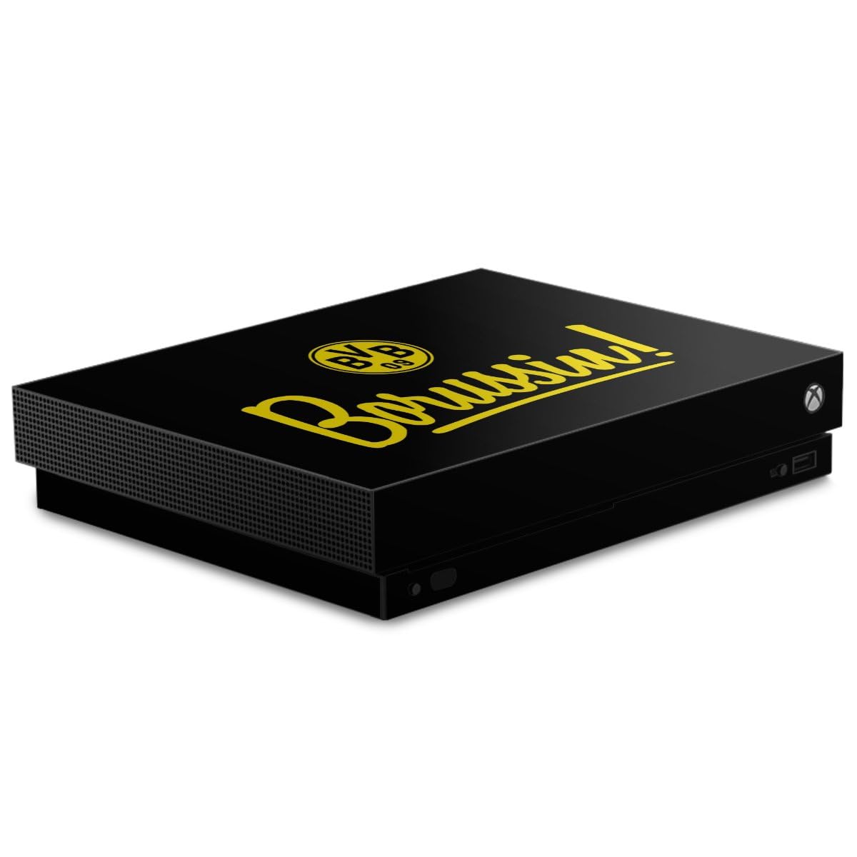 DeinDesign Skin Compatible with Microsoft Xbox One X - BVB Borussia Dortmund Football Vinyl Sticker | Perfect for Gaming Enthusiasts & Football Fans