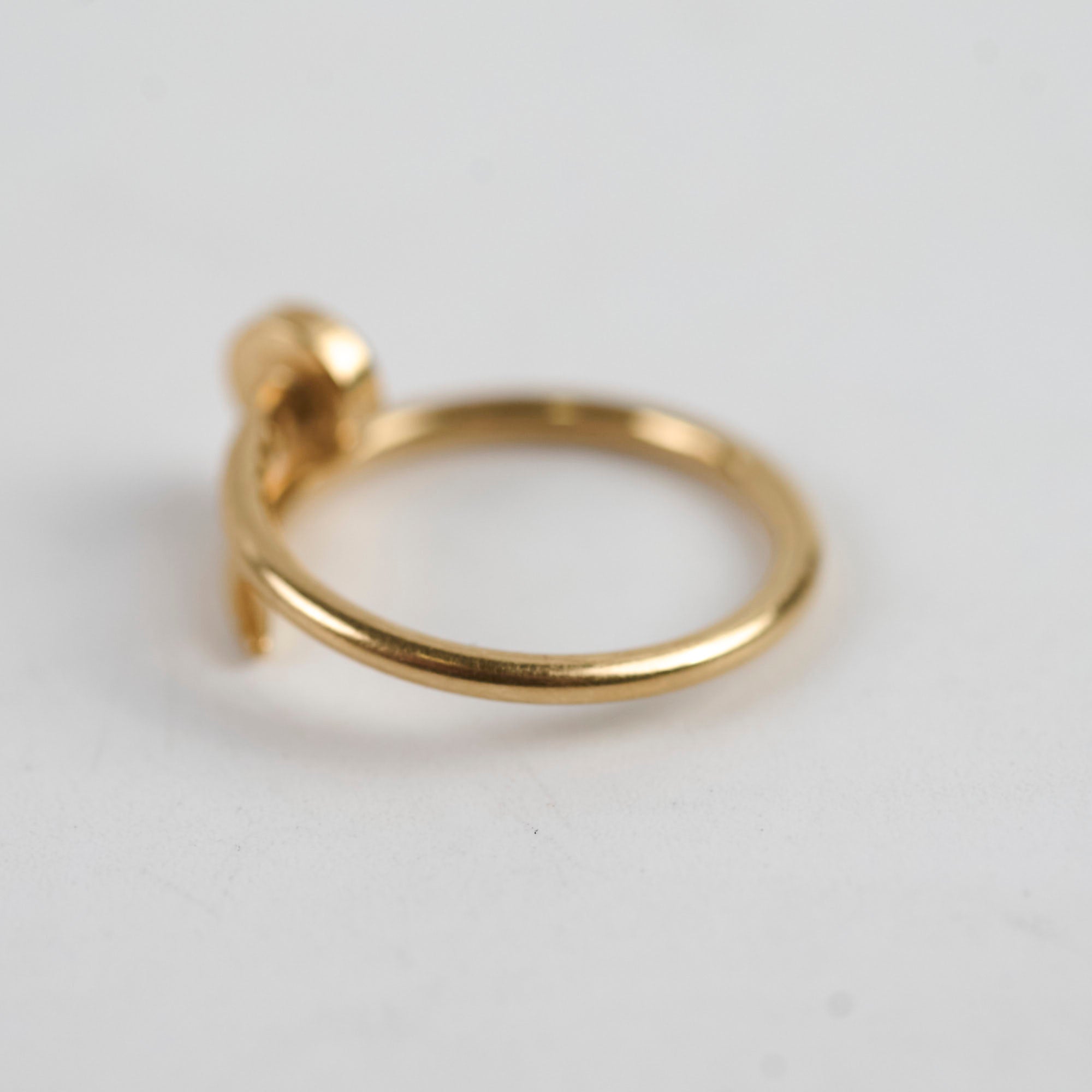 Cartier Small Juste Un Clou Ring 18K Yellow Gold Size 54 - Luxury Jewelry for Women, Perfect for Weddings, Anniversaries & Special Occasions