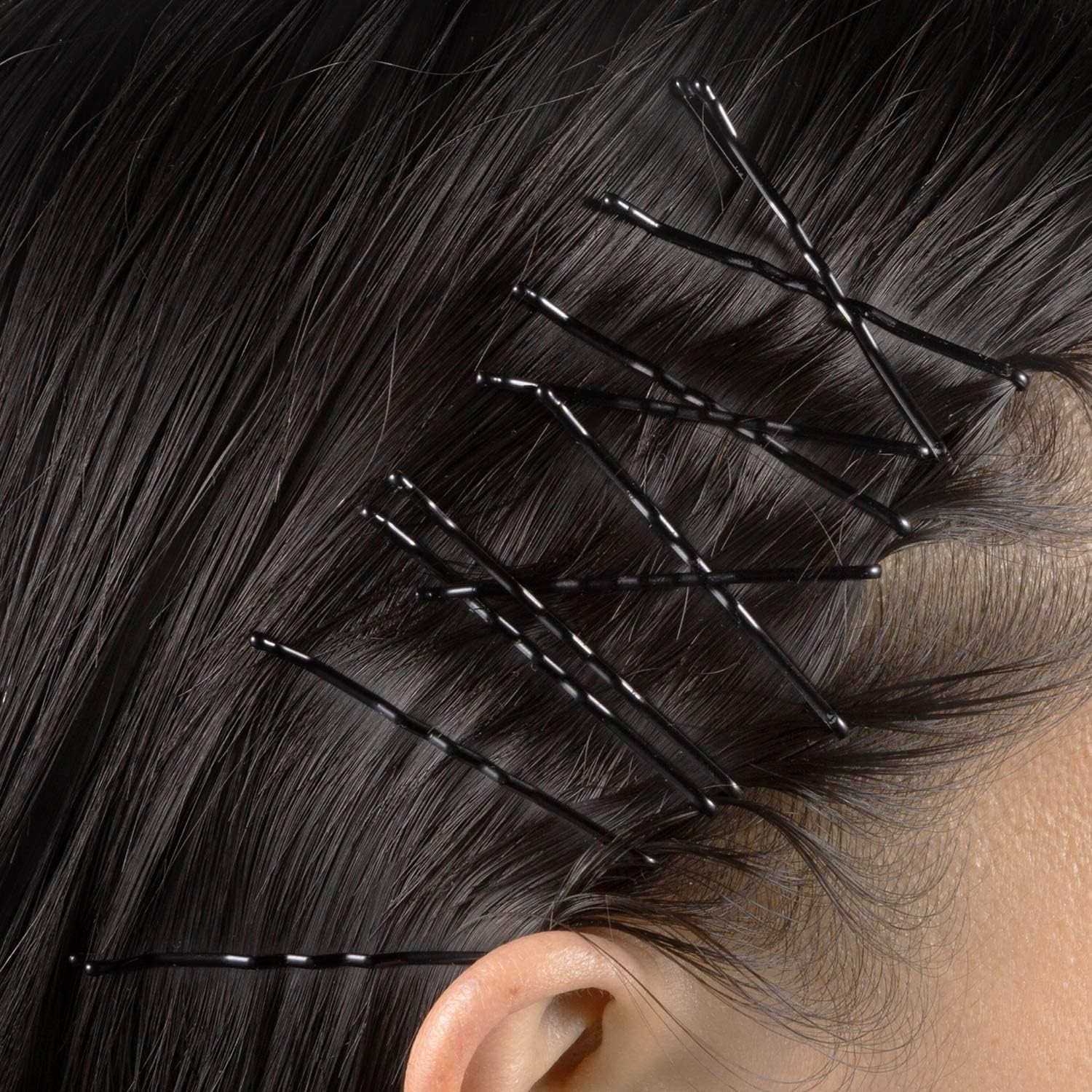 Rubela Metal Bobby Hairpins - Strong Hold Hair Styling Clips for Women & Girls | Wedding, Prom, Updos & Everyday Hairstyles