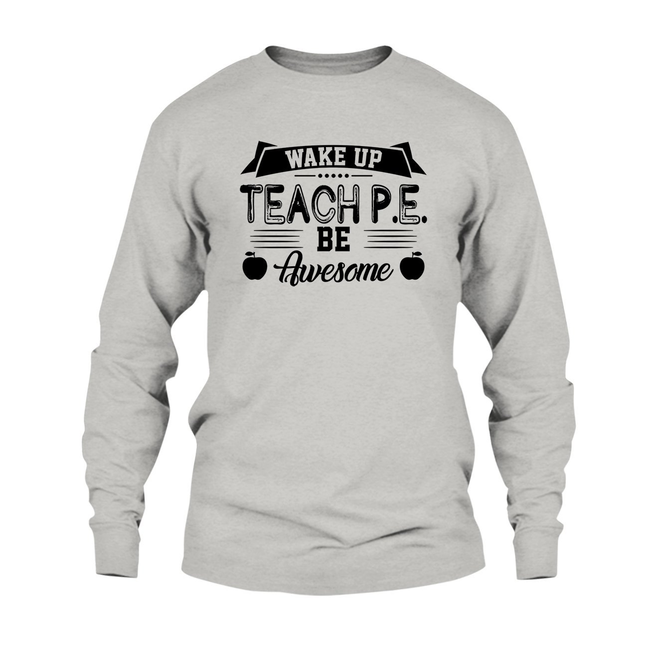 Awesome Teacher PE Shirt - Red T-Shirt & Long Sleeve for PE Teachers | Gym, Coaching, Sports & School Activities