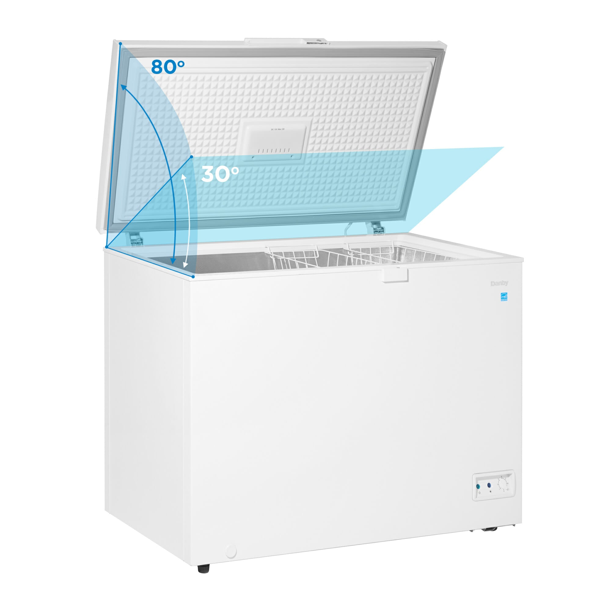 Danby DCF100A5WDB 10 Cubic Feet White Chest Freezer - Energy Efficient Deep Freezer for Home, Garage, or Basement Storage - Perfect for Frozen Food, Meat, and Bulk Groceries