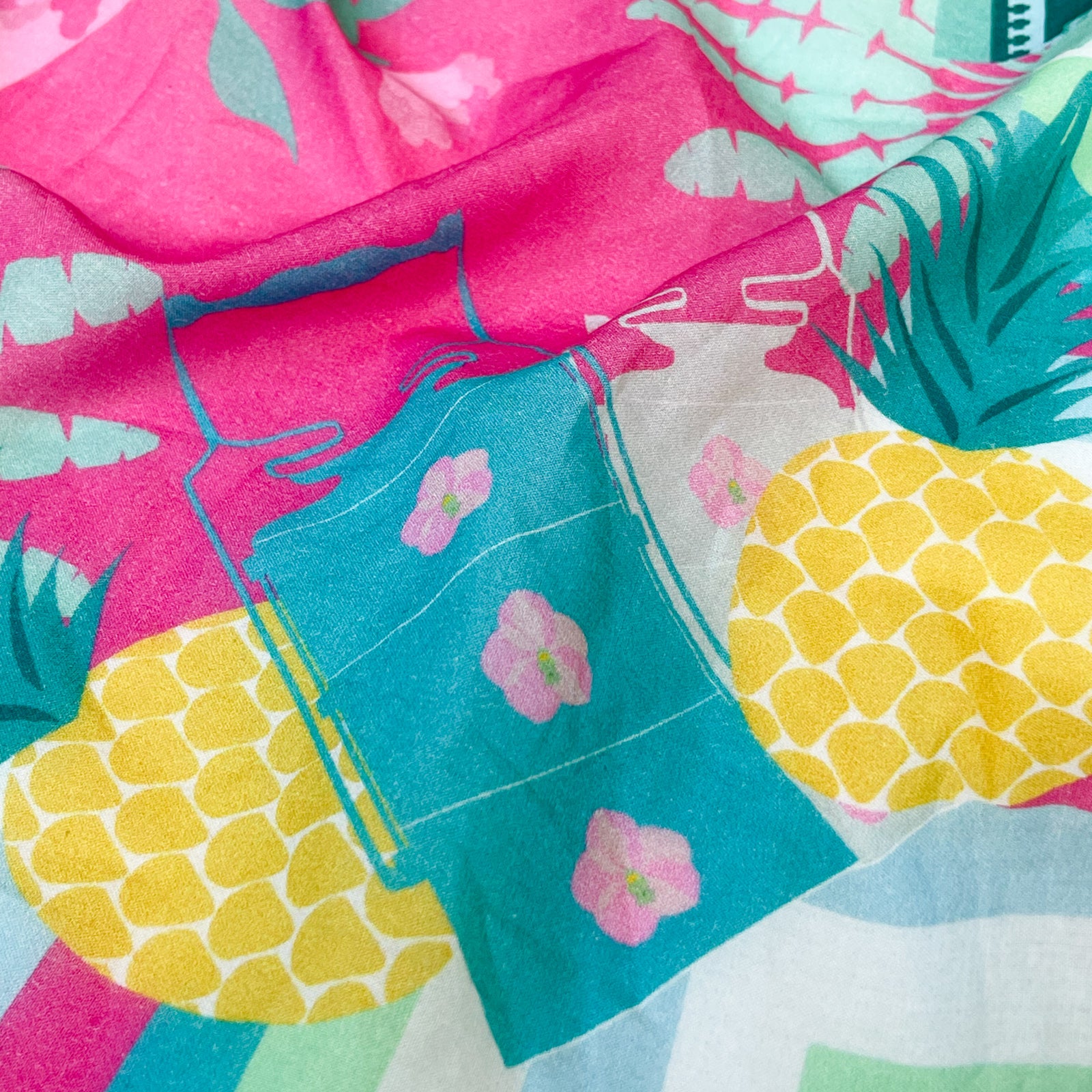 Peranakan Manis Cotton Scarf - Lightweight & Breathable Fashion Accessory for Women | Perfect for Travel, Office & Special Occasions