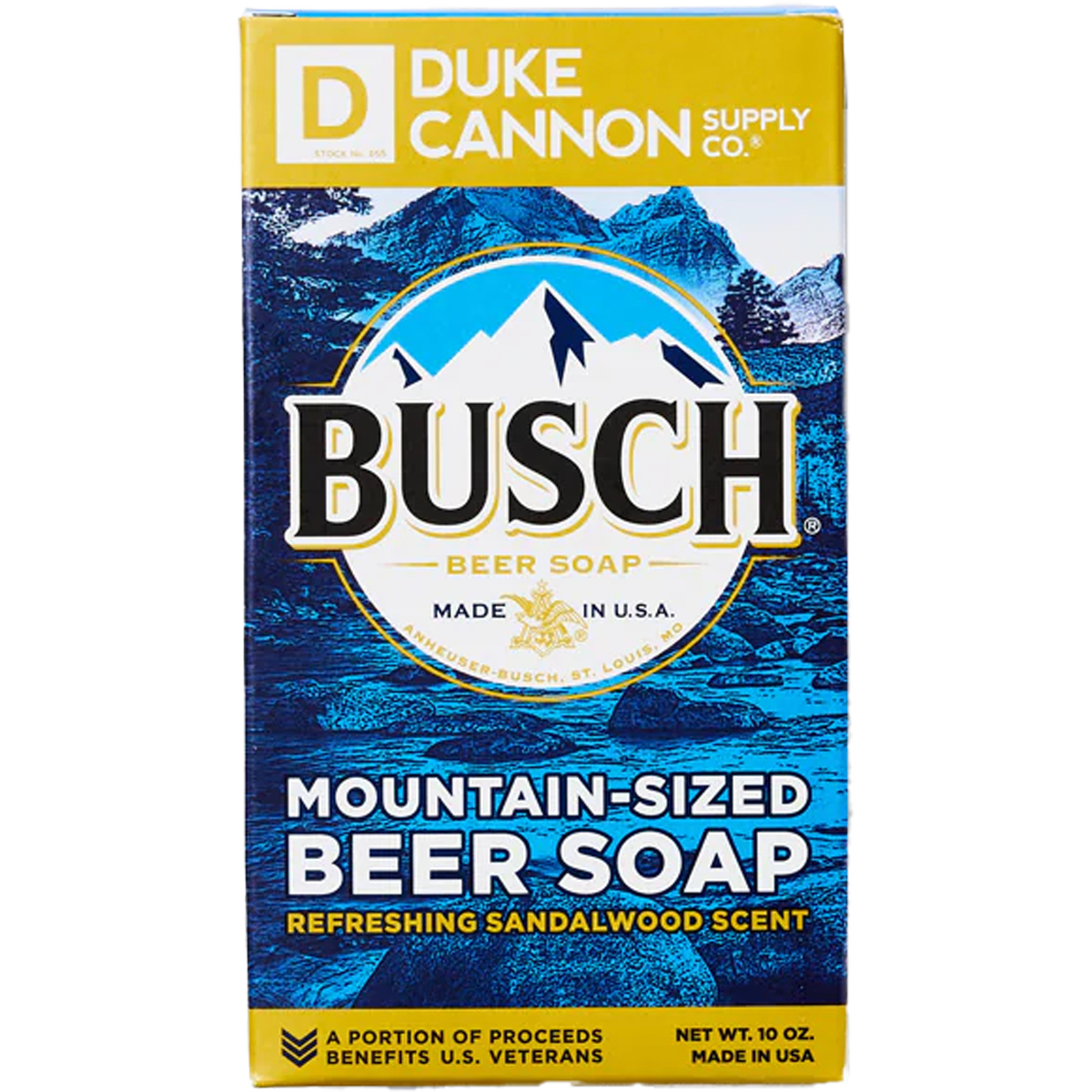 Busch Beer Scented Soap for Men - Refreshing Bar Soap with Authentic Busch Beer Aroma - Perfect for Gifts, Camping, and Outdoor Adventures