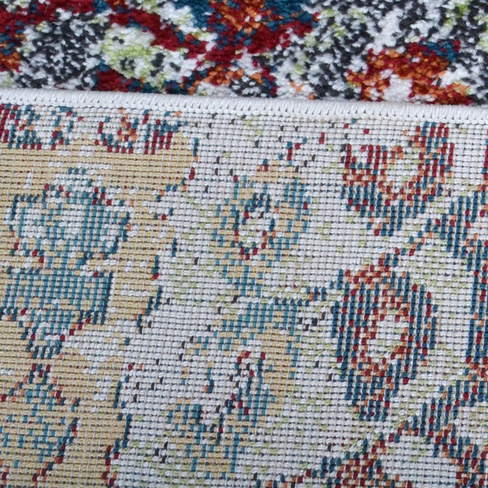 Artful Machine Woven Rug - Soft Modern Area Rug for Living Room, Bedroom, Dining Room - Non-Slip Durable Home Decor Carpet