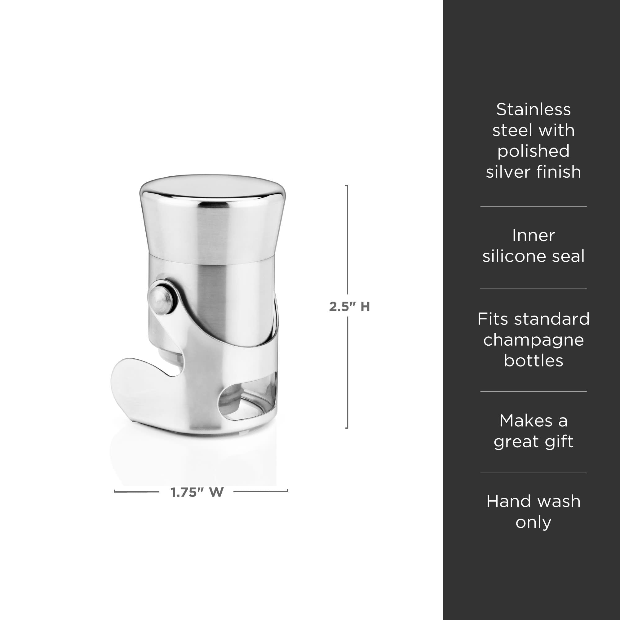 Premium Harrison Heavyweight Champagne Stopper - Airtight Seal for Sparkling Wine & Prosecco - Perfect for Parties, Weddings & Celebrations