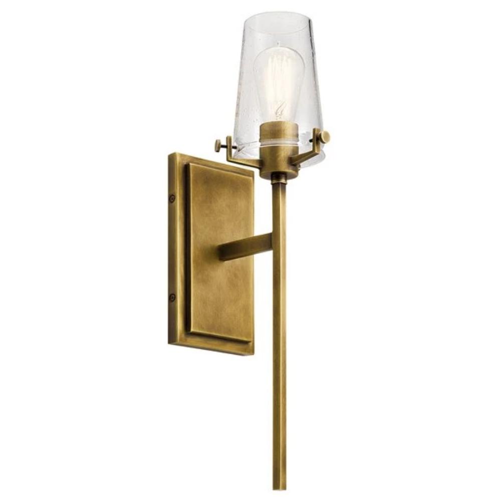 Zac 1 Light Wall Sconce - Modern LED Wall Light Fixture for Bedroom, Living Room & Hallway - Dimmable Indoor Lighting with Easy Installation