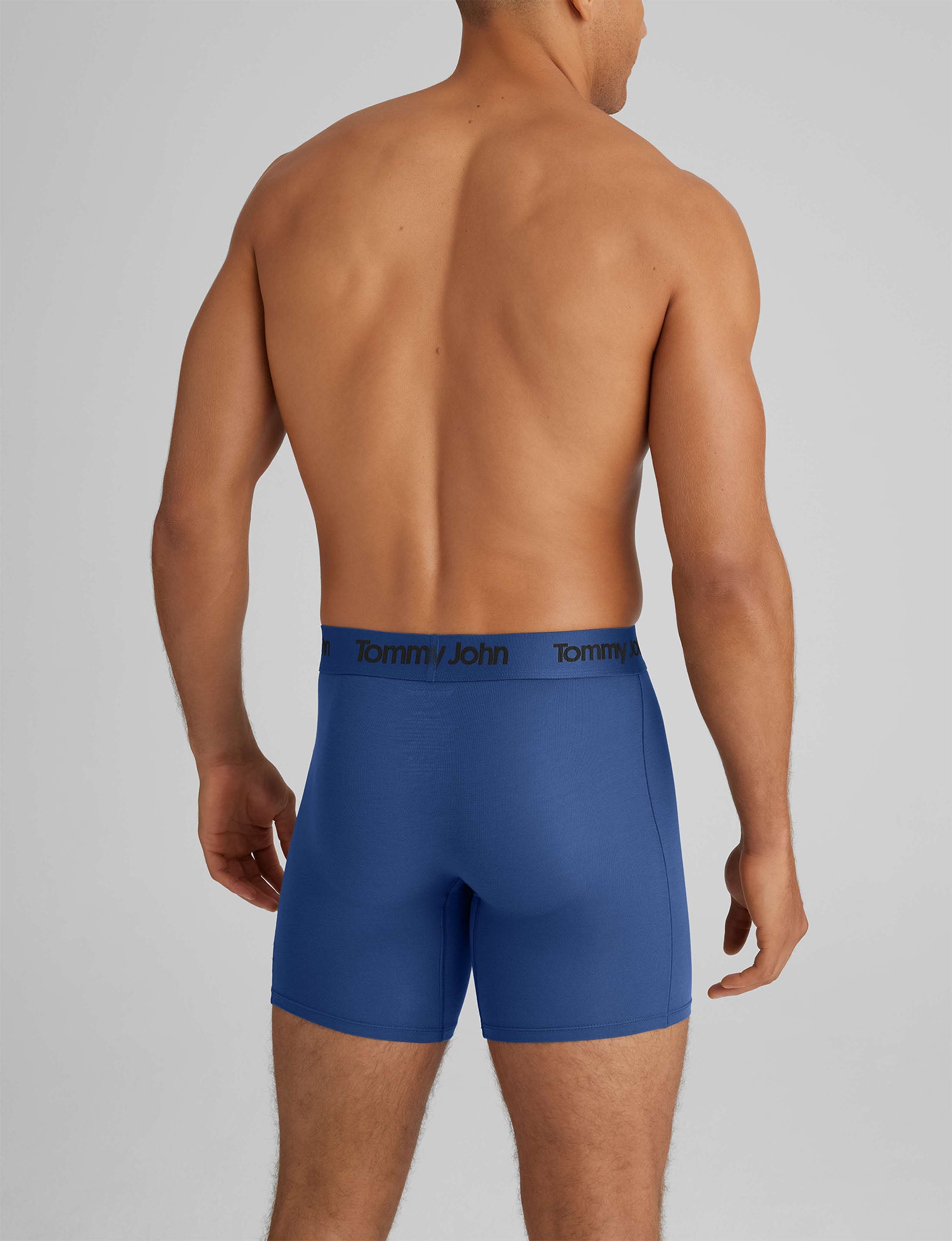 Second Skin Mid-Length Boxer Briefs (6-Pack) - Ultra Soft, Breathable & Stretchable Men's Underwear for All-Day Comfort - Perfect for Workout, Running, and Daily Wear