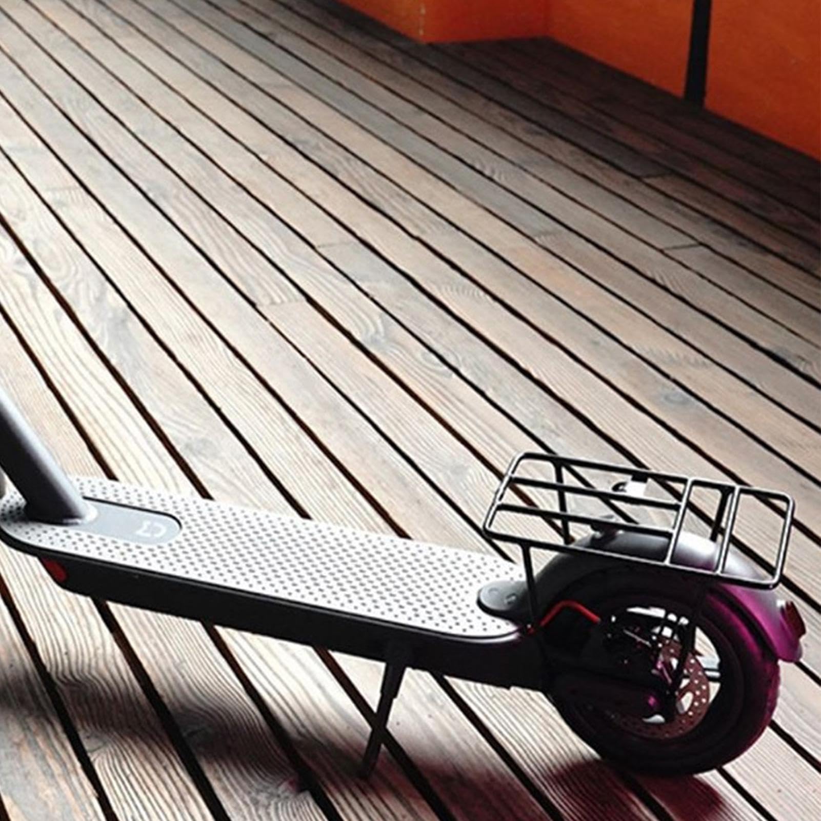 Electric Scooter Rear Cargo Rack - Aluminum Alloy Scooter Accessory for Shopping & Groceries | Durable Scooter Attachment for Commuting, Errands & Urban Transport