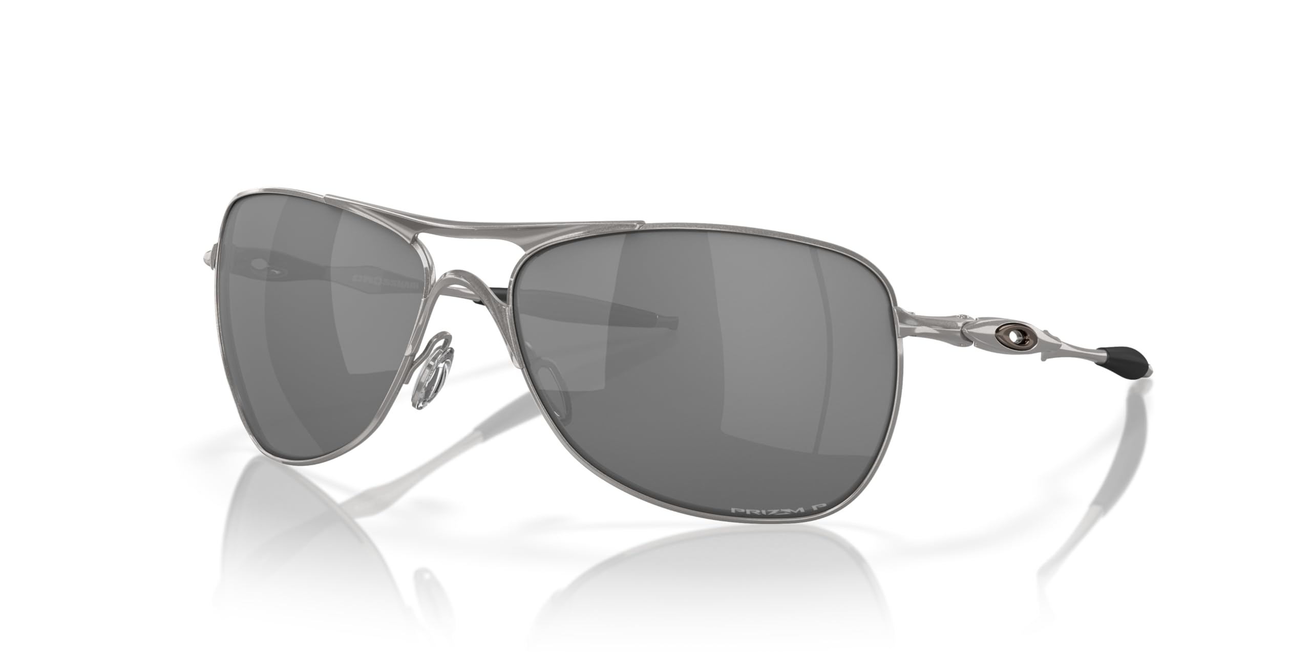 Oakley Men's Oo4060 Crosshair Aviator Sunglasses - Polarized UV Protection, Lightweight Metal Frame - Perfect for Driving, Outdoor Sports & Fashion Accessories