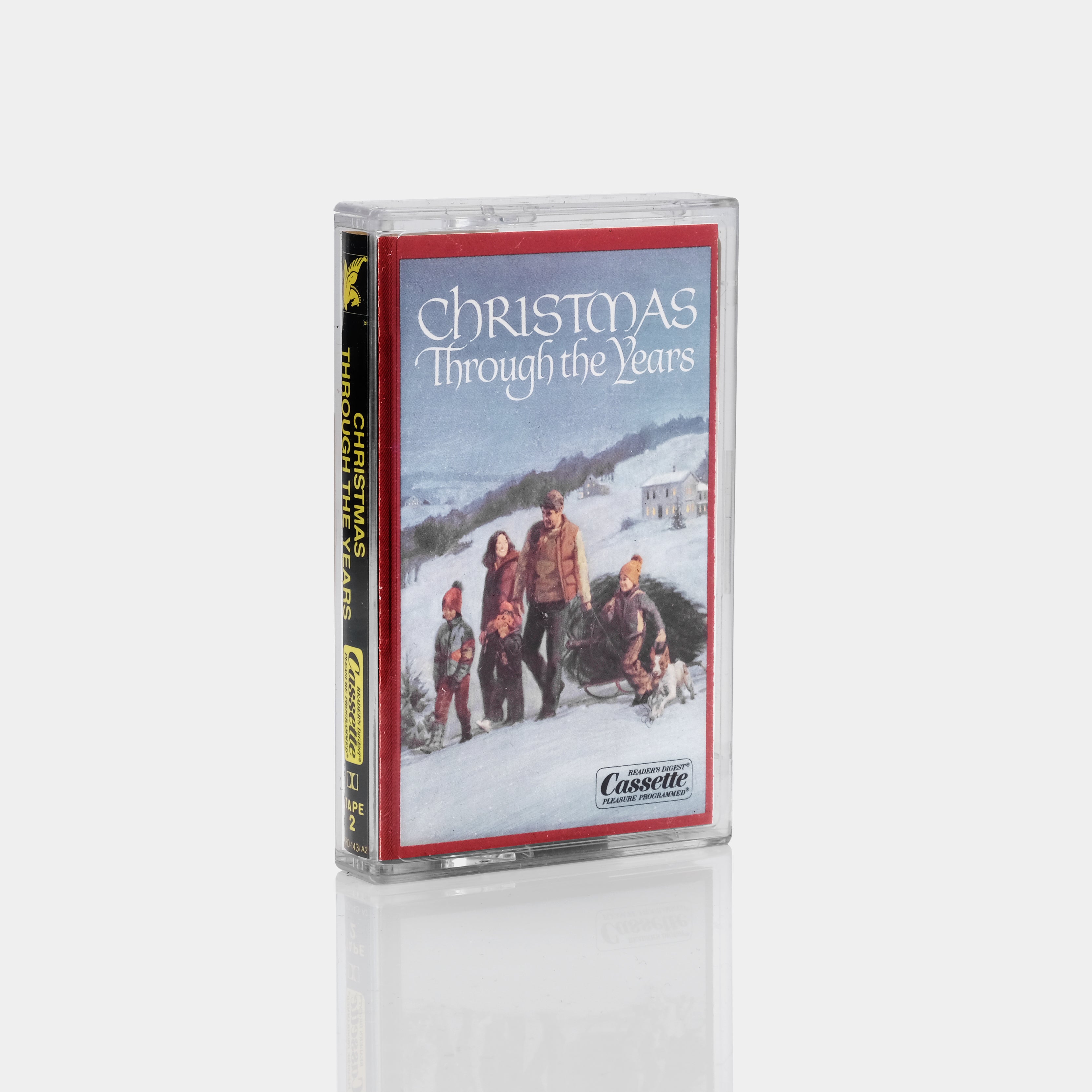 Vintage Christmas Through The Years Cassette Tape - Holiday Music Collection for Festive Decor & Nostalgic Gift Giving