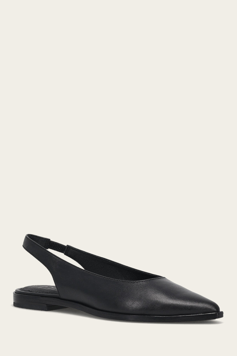 Kenzie Women's Slingback Flat Shoes - Comfortable Low Heel Sandals for Casual Wear, Office & Summer Outfits
