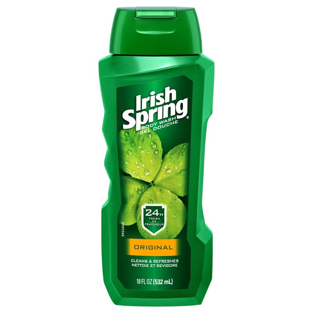 Irish Spring Body Wash for Men, Original Scent - 18 Fl Oz (Pack of 6) | Refreshing Daily Shower Gel for Gym, Work & Active Lifestyle