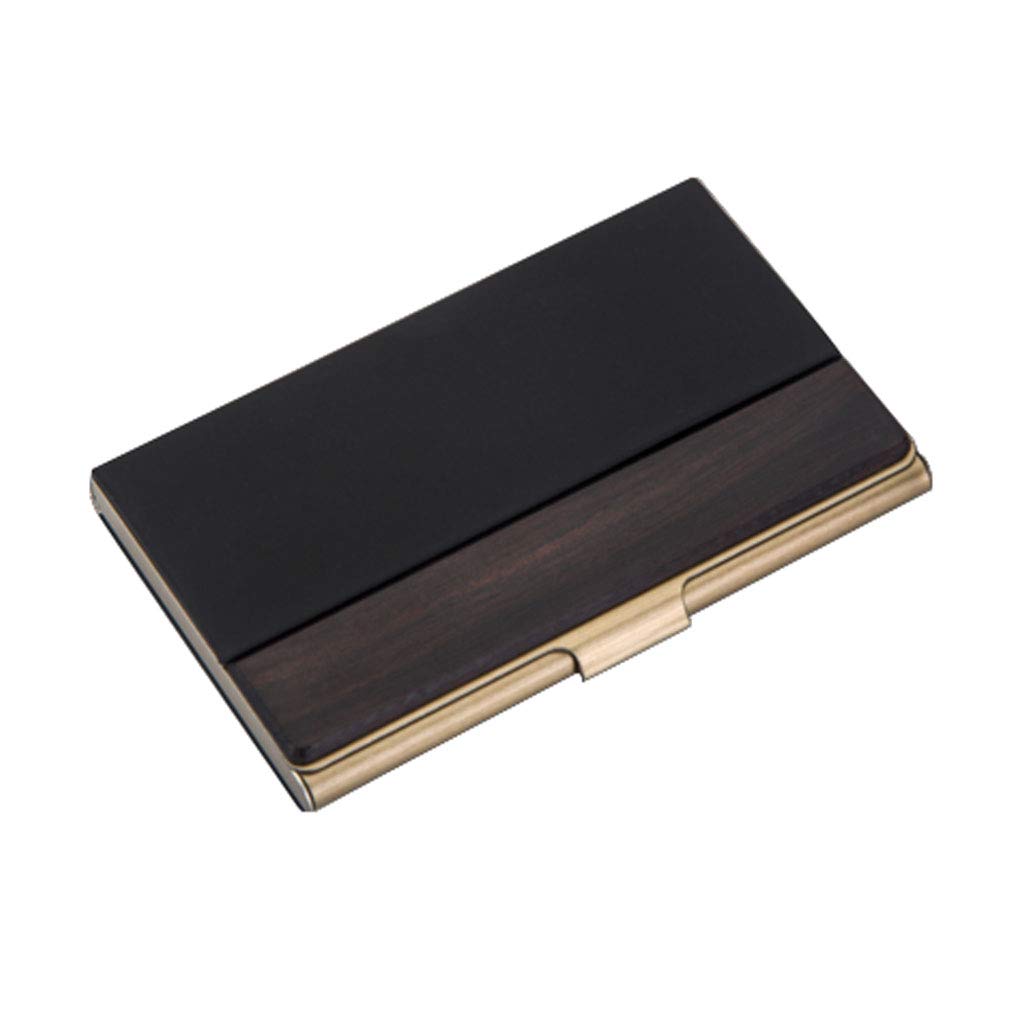 Premium PU Leather Business Card Holder for Men & Women - Slim Portable Card Case Wallet with RFID Blocking - Perfect for Office, Meetings, Networking Events & Business Travel