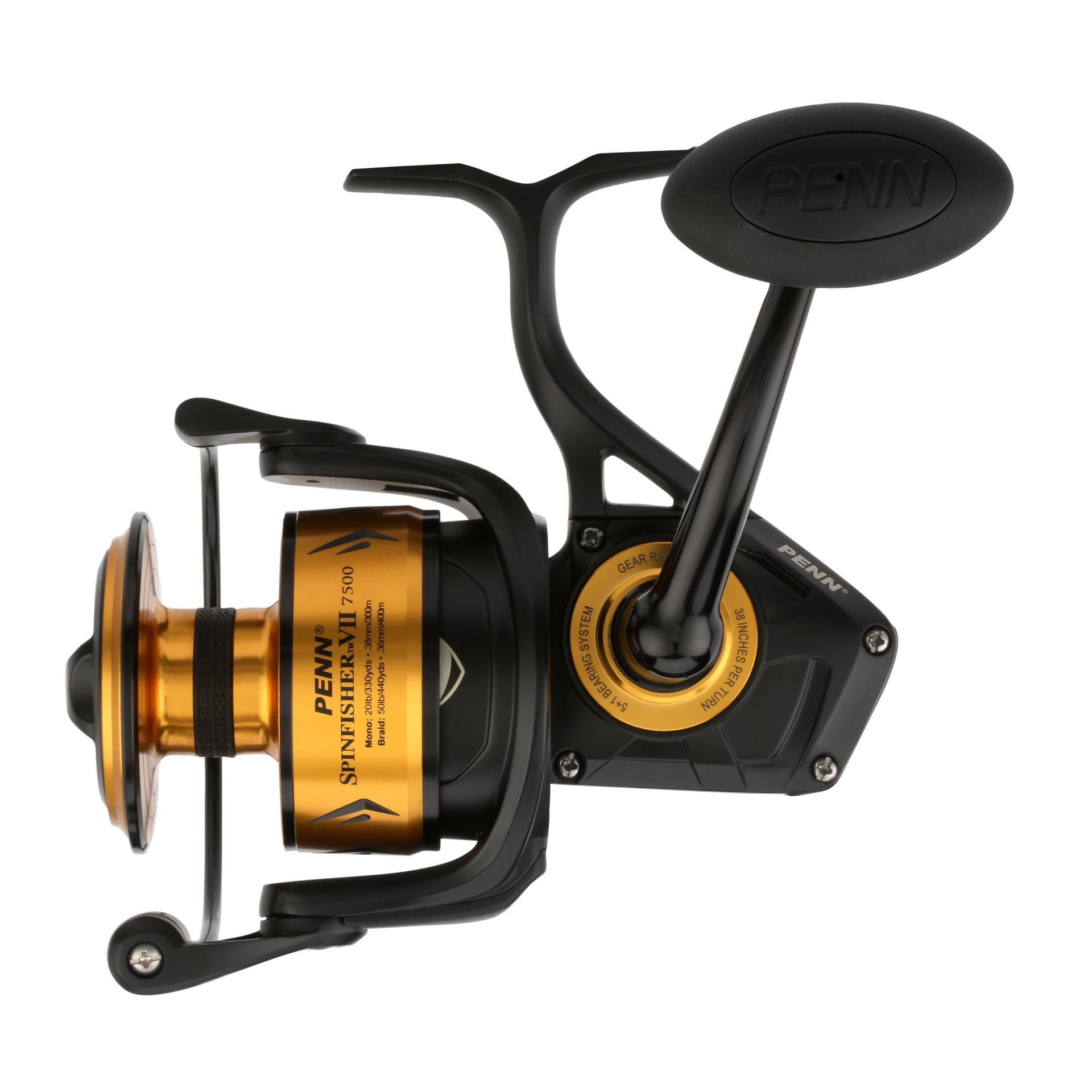 Penn Spinfisher VII Spinning Fishing Reel - Saltwater & Freshwater Resistant, Smooth Drag System - Perfect for Surf Fishing, Pier Fishing & Offshore Angling