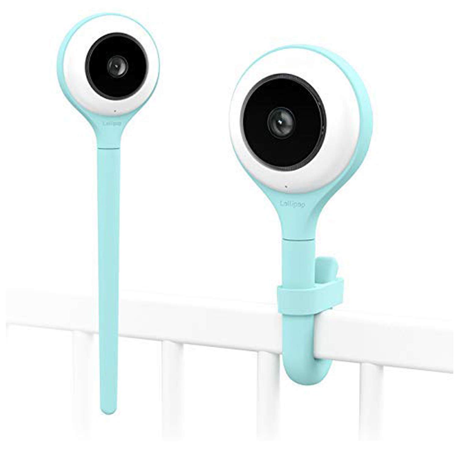 Smart Baby Monitor with True Crying Detection & Night Vision - Lollipop Baby Camera with 2-Way Audio, HD Video & Motion Alerts | Perfect Nursery Gift for New Parents (Turquoise) | Monitor Sleeping Infants & Playtime Activities